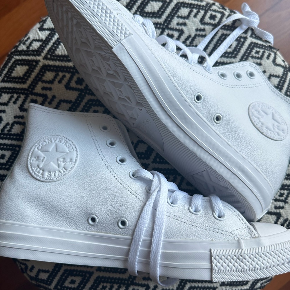 Chuck Taylor All Star Leather High Top Shoes